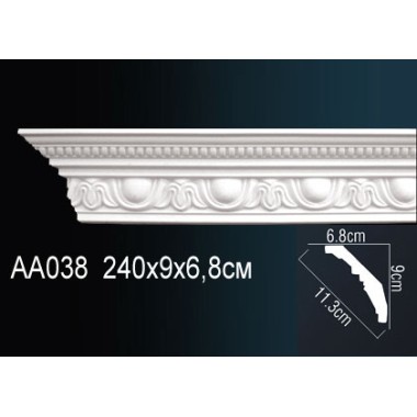 Плинтус на потолок AA038 Перфект