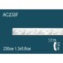 Гибкий молдинг полиуретановый с рисунком AC233F
