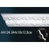 Плинтус потолочный полиуретановый AA124 Перфект