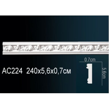 Молдинг полиуретановый с рисунком AC224