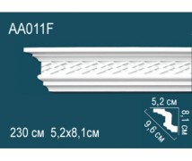 Гибкий потолочный плинтус AA011F Перфект