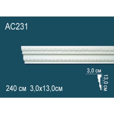 Молдинги для стен AC231 из полиуретана