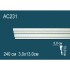 Молдинги для стен AC231 из полиуретана