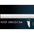 Молдинг полиуретановый AC225 с орнаментом