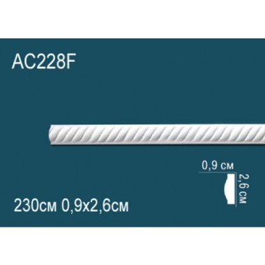 Гибкий молдинг полиуретановый AC228F
