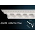 Плинтус потолочный полиуретановый AA050 Перфект
