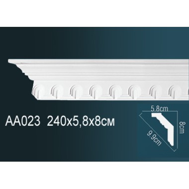 Плинтус на потолок AA023 Перфект