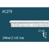 Молдинги для стен AC279 из полиуретана