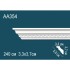 Плинтус на потолок AA354 Перфект