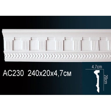 Молдинги для стен AC230 из полиуретана
