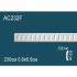 Гибкий молдинг полиуретановый с рисунком AC232F