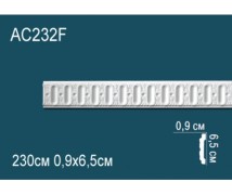 Гибкий молдинг полиуретановый с рисунком AC232F
