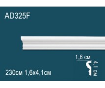 Гибкий молдинг полиуретановый AD325F