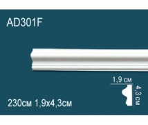 Гибкий молдинг полиуретановый AD301F