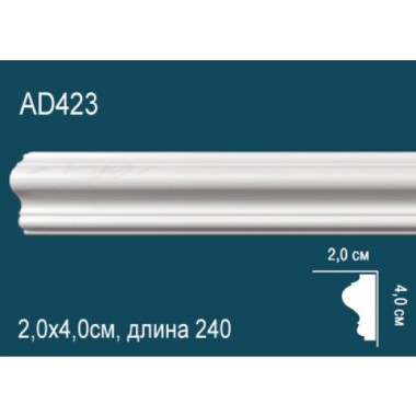 Молдинги для стен AD423 из полиуретана
