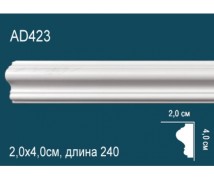Молдинги для стен AD423 из полиуретана