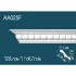 Гибкий потолочный плинтус AA025F Перфект