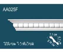 Гибкий потолочный плинтус AA025F Перфект