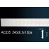 Молдинг полиуретановый с рисунком AC235