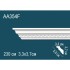 Гибкий потолочный плинтус AA354F Перфект