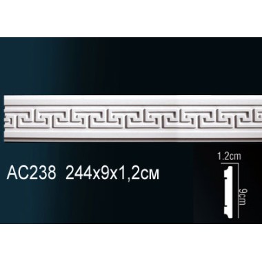 Молдинги для стен AC238 из полиуретана