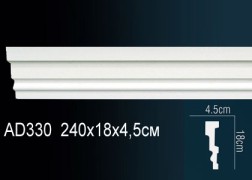 Молдинги для стен AD330 из полиуретана