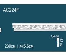 Гибкий молдинг полиуретановый с рисунком AC224F