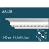 Плинтус потолочный полиуретановый AA338 Перфект
