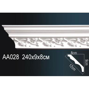 Плинтус на потолок AA028 Перфект