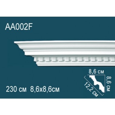 Гибкий потолочный плинтус AA002F Перфект