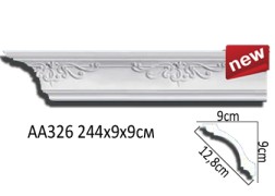 Плинтус потолочный полиуретановый AA326 Перфект