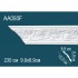 Гибкий потолочный плинтус AA093F Перфект