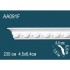 Гибкий потолочный плинтус AA091F Перфект