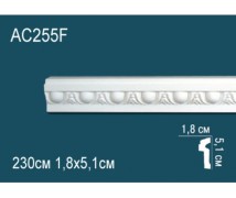 Гибкий молдинг полиуретановый с рисунком AC255F