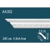 Плинтус на потолок AA352 Перфект