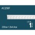 Гибкий молдинг полиуретановый AC256F