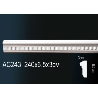 Молдинг полиуретановый с рисунком AC243