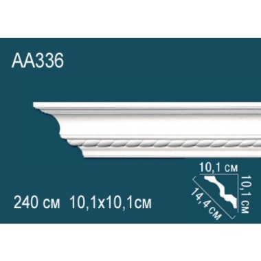 Плинтус потолочный полиуретановый AA336 Перфект