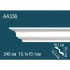 Плинтус потолочный полиуретановый AA336 Перфект