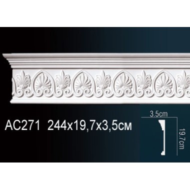 Молдинги для стен AC271 из полиуретана