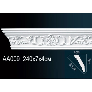 Плинтус на потолок AA009 Перфект