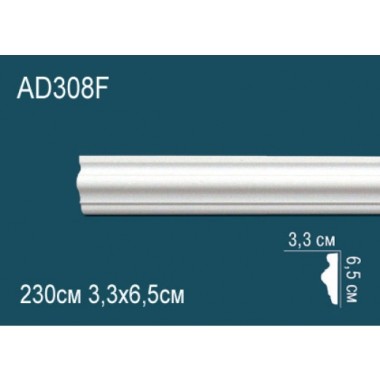 Гибкий молдинг полиуретановый AD308F