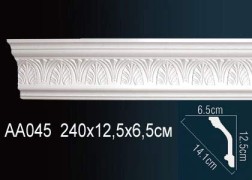 Плинтус потолочный полиуретановый AA045 Перфект