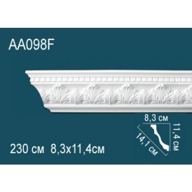Гибкий потолочный плинтус AA098F Перфект