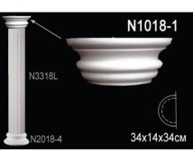 Капитель полуколонны N1018-1 Перфект Полиуретан