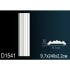 Гибкий молдинг полиуретановый D1541F