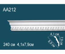 Гибкий потолочный плинтус AA212F Перфект