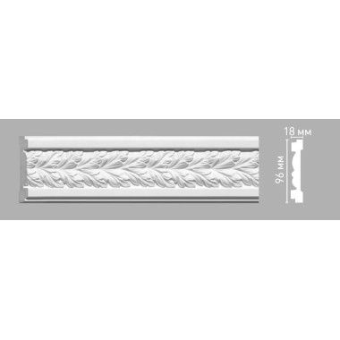 Молдинг с орнаментом Decomaster 98087 (96х18х2400мм)