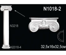 Капитель полуколонны N1018-2 Перфект Полиуретан