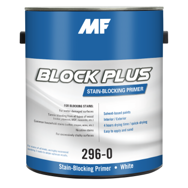 Алкидный блокирующий грунт Block Plus 296 Stain Killer Interior & Exterior 3,78л